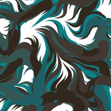 Soyut efekt sıvısı ile karıştırılmış boya arka planı, üretken hesaplama sanatı illüstrasyonu