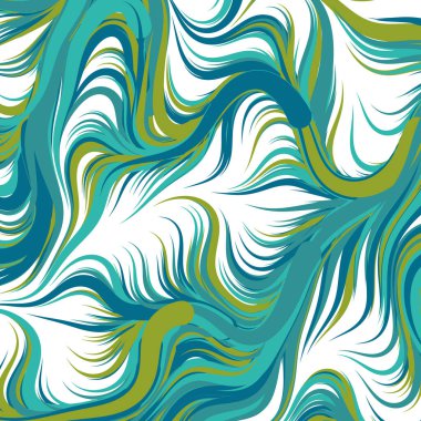 Soyut efekt sıvısı ile karıştırılmış boya arka planı, üretken hesaplama sanatı illüstrasyonu