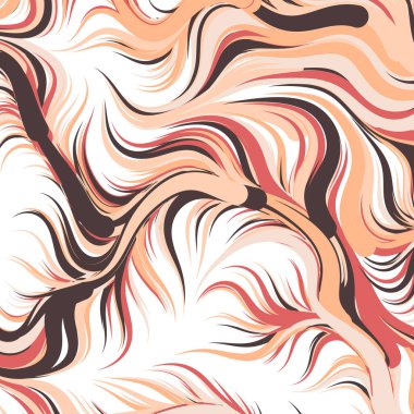 Soyut Perlin Gürültüsü Geometrik Deseni 