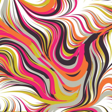 Soyut efekt sıvısı ile karıştırılmış boya arka planı, üretken hesaplama sanatı illüstrasyonu