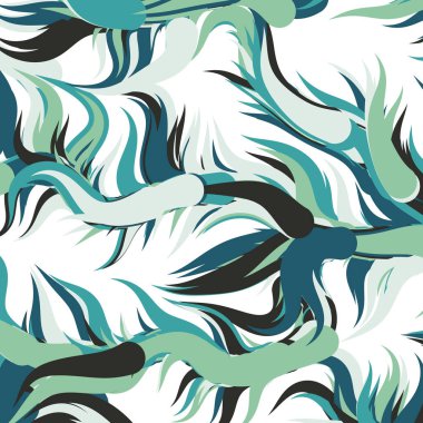 Soyut Perlin Gürültüsü Geometrik Deseni 