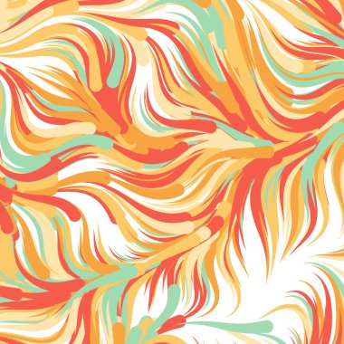 Soyut efekt sıvısı ile karıştırılmış boya arka planı, üretken hesaplama sanatı illüstrasyonu