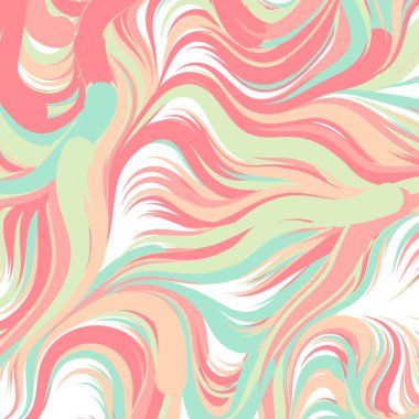 Soyut efekt sıvısı ile karıştırılmış boya arka planı, üretken hesaplama sanatı illüstrasyonu