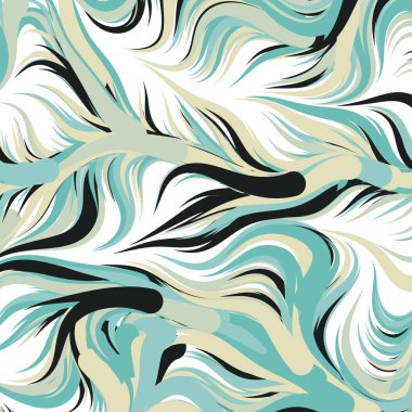 Soyut efekt sıvısı ile karıştırılmış boya arka planı, üretken hesaplama sanatı illüstrasyonu