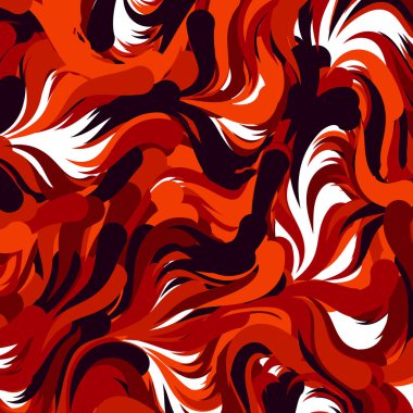 Soyut efekt sıvısı ile karıştırılmış boya arka planı, üretken hesaplama sanatı illüstrasyonu