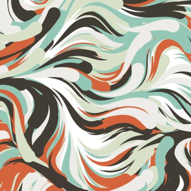 Soyut Perlin Gürültüsü Geometrik Deseni 