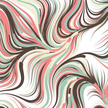 Soyut Perlin Gürültüsü Geometrik Deseni 