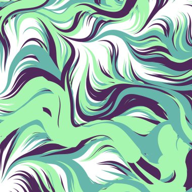 Soyut efekt sıvısı ile karıştırılmış boya arka planı, üretken hesaplama sanatı illüstrasyonu