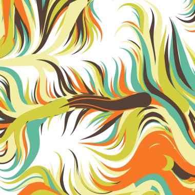 Soyut efekt sıvısı ile karıştırılmış boya arka planı, üretken hesaplama sanatı illüstrasyonu