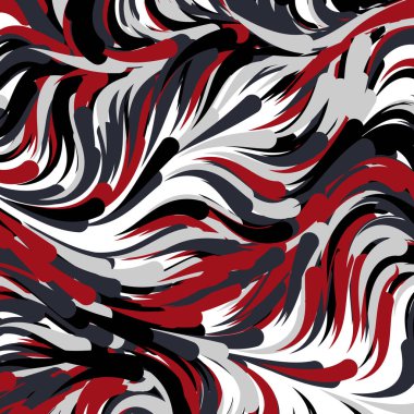 Soyut efekt sıvısı ile karıştırılmış boya arka planı, üretken hesaplama sanatı illüstrasyonu