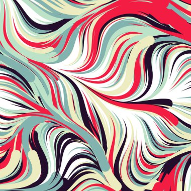 Soyut Perlin Gürültüsü Geometrik Deseni 