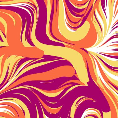 Soyut efekt sıvısı ile karıştırılmış boya arka planı, üretken hesaplama sanatı illüstrasyonu