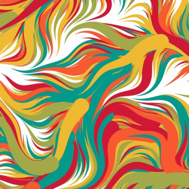 Soyut efekt sıvısı ile karıştırılmış boya arka planı, üretken hesaplama sanatı illüstrasyonu