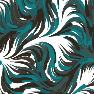 Soyut efekt sıvısı ile karıştırılmış boya arka planı, üretken hesaplama sanatı illüstrasyonu