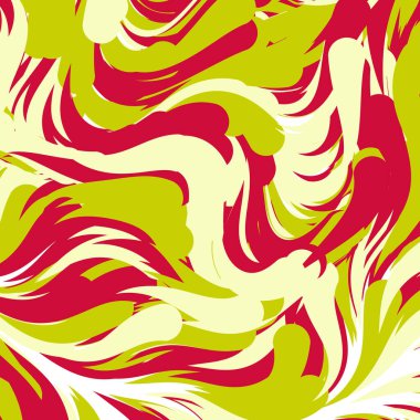 Soyut efekt sıvısı ile karıştırılmış boya arka planı, üretken hesaplama sanatı illüstrasyonu