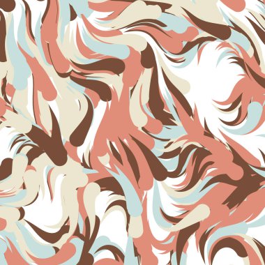 Soyut efekt sıvısı ile karıştırılmış boya arka planı, üretken hesaplama sanatı illüstrasyonu