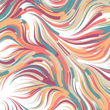 Soyut efekt sıvısı ile karıştırılmış boya arka planı, üretken hesaplama sanatı illüstrasyonu