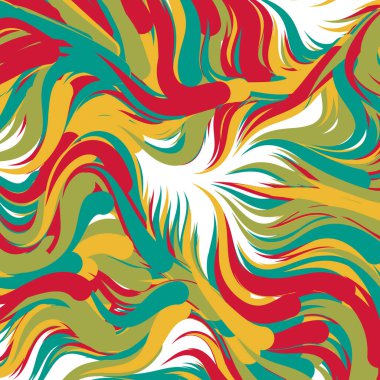 Soyut efekt sıvısı ile karıştırılmış boya arka planı, üretken hesaplama sanatı illüstrasyonu