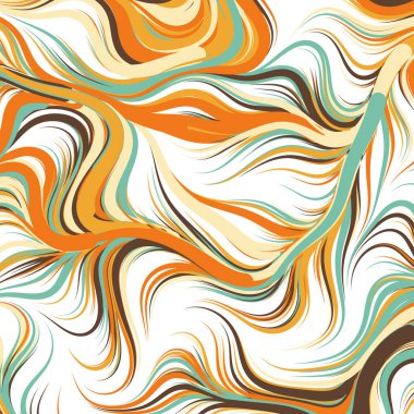 Soyut efekt sıvısı ile karıştırılmış boya arka planı, üretken hesaplama sanatı illüstrasyonu