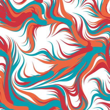 Soyut efekt sıvısı ile karıştırılmış boya arka planı, üretken hesaplama sanatı illüstrasyonu