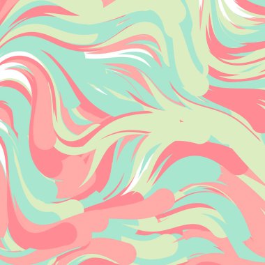 Soyut efekt sıvısı ile karıştırılmış boya arka planı, üretken hesaplama sanatı illüstrasyonu