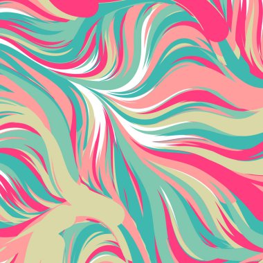 Soyut efekt sıvısı ile karıştırılmış boya arka planı, üretken hesaplama sanatı illüstrasyonu