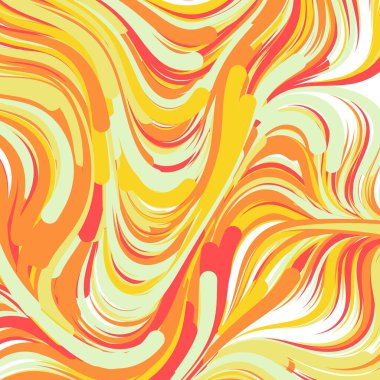 Soyut efekt sıvısı ile karıştırılmış boya arka planı, üretken hesaplama sanatı illüstrasyonu