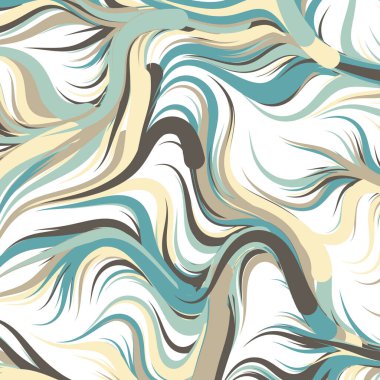 Soyut efekt sıvısı ile karıştırılmış boya arka planı, üretken hesaplama sanatı illüstrasyonu