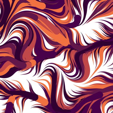 Soyut efekt sıvısı ile karıştırılmış boya arka planı, üretken hesaplama sanatı illüstrasyonu