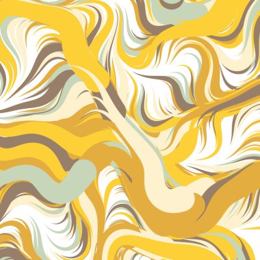 Soyut efekt sıvısı ile karıştırılmış boya arka planı, üretken hesaplama sanatı illüstrasyonu