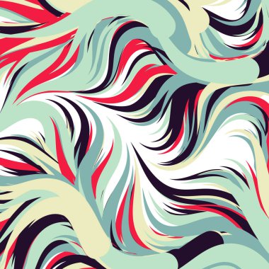 Soyut efekt sıvısı ile karıştırılmış boya arka planı, üretken hesaplama sanatı illüstrasyonu