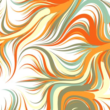 Soyut efekt sıvısı ile karıştırılmış boya arka planı, üretken hesaplama sanatı illüstrasyonu