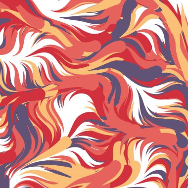 Soyut efekt sıvısı ile karıştırılmış boya arka planı, üretken hesaplama sanatı illüstrasyonu