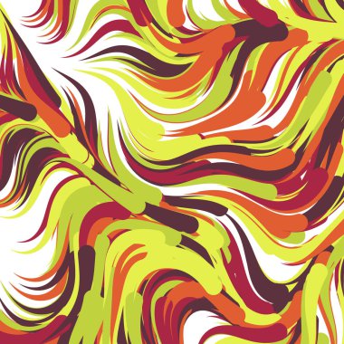 Soyut efekt sıvısı ile karıştırılmış boya arka planı, üretken hesaplama sanatı illüstrasyonu