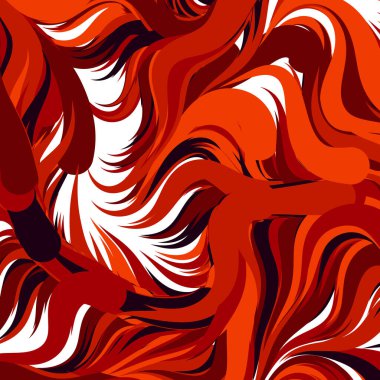 Soyut efekt sıvısı ile karıştırılmış boya arka planı, üretken hesaplama sanatı illüstrasyonu