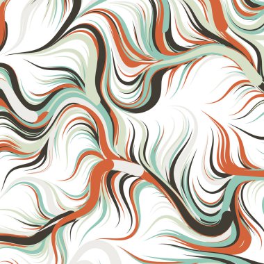 Soyut efekt sıvısı ile karıştırılmış boya arka planı, üretken hesaplama sanatı illüstrasyonu