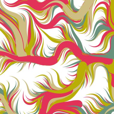 Soyut efekt sıvısı ile karıştırılmış boya arka planı, üretken hesaplama sanatı illüstrasyonu