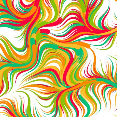 Soyut efekt sıvısı ile karıştırılmış boya arka planı, üretken hesaplama sanatı illüstrasyonu