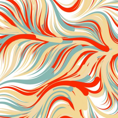 Soyut efekt sıvısı ile karıştırılmış boya arka planı, üretken hesaplama sanatı illüstrasyonu