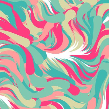 Soyut efekt sıvısı ile karıştırılmış boya arka planı, üretken hesaplama sanatı illüstrasyonu