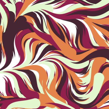 Soyut efekt sıvısı ile karıştırılmış boya arka planı, üretken hesaplama sanatı illüstrasyonu