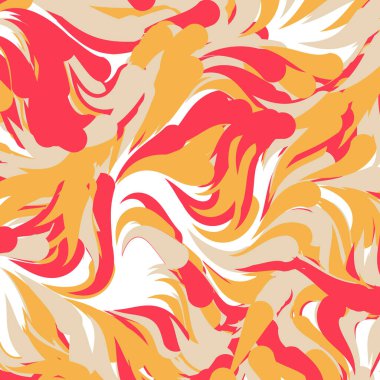 Soyut efekt sıvısı ile karıştırılmış boya arka planı, üretken hesaplama sanatı illüstrasyonu