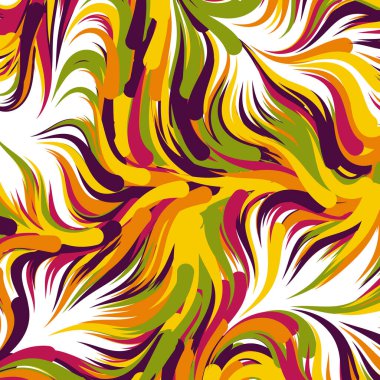 Soyut efekt sıvısı ile karıştırılmış boya arka planı, üretken hesaplama sanatı illüstrasyonu