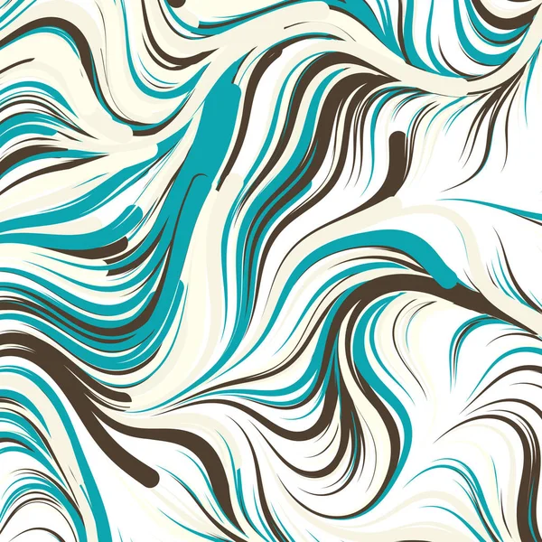 Líquido Efecto Abstracto Con Mezcla Fondo Pintura Ilustración Arte Computacional — Vector de stock