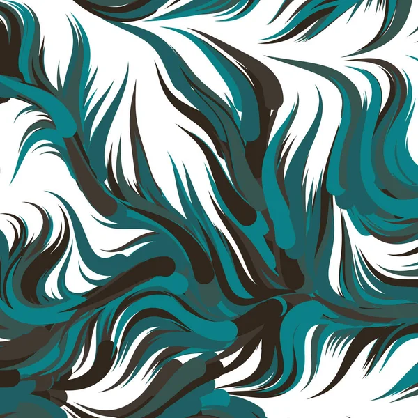 Líquido Efecto Abstracto Con Mezcla Fondo Pintura Ilustración Arte Computacional — Vector de stock