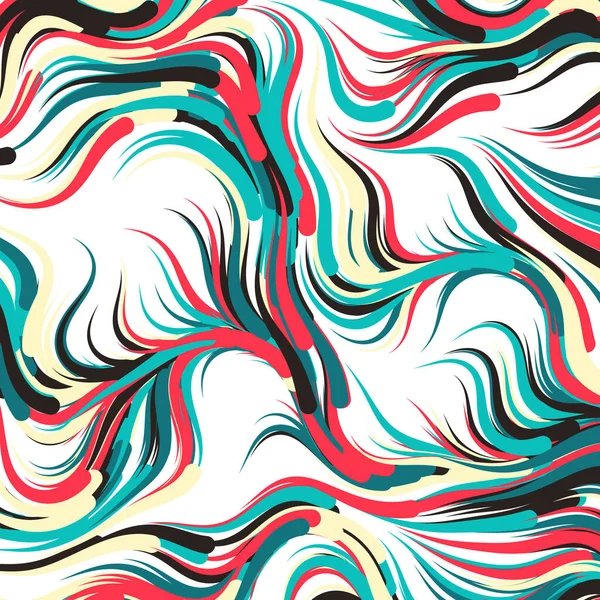 Soyut efekt sıvısı ile karıştırılmış boya arka planı, üretken hesaplama sanatı illüstrasyonu