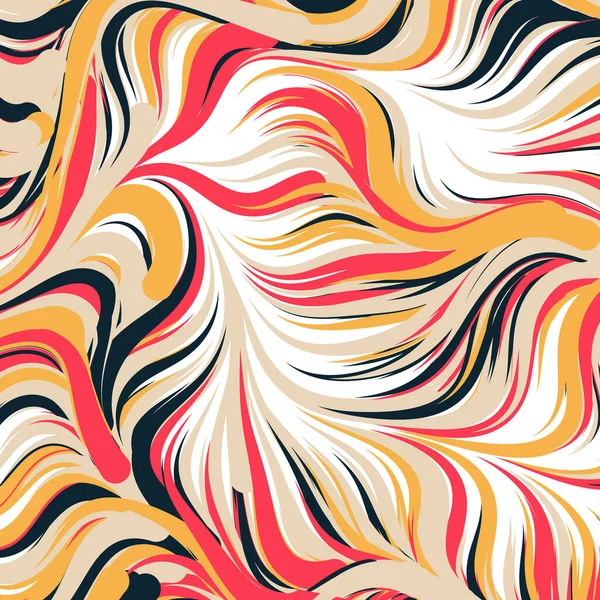 Soyut efekt sıvısı ile karıştırılmış boya arka planı, üretken hesaplama sanatı illüstrasyonu