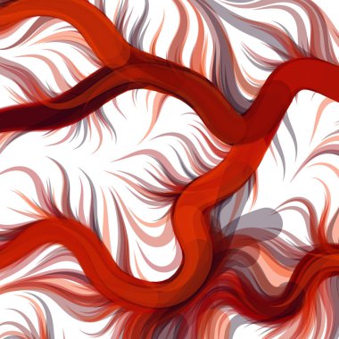 Soyut Perlin Geometrik Deseni, üretken hesaplama sanatı