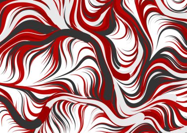 Dalgalı soyut duvar kağıdı, vektör illüstrasyonu