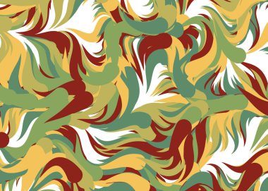 Dalgalı soyut duvar kağıdı, vektör illüstrasyonu